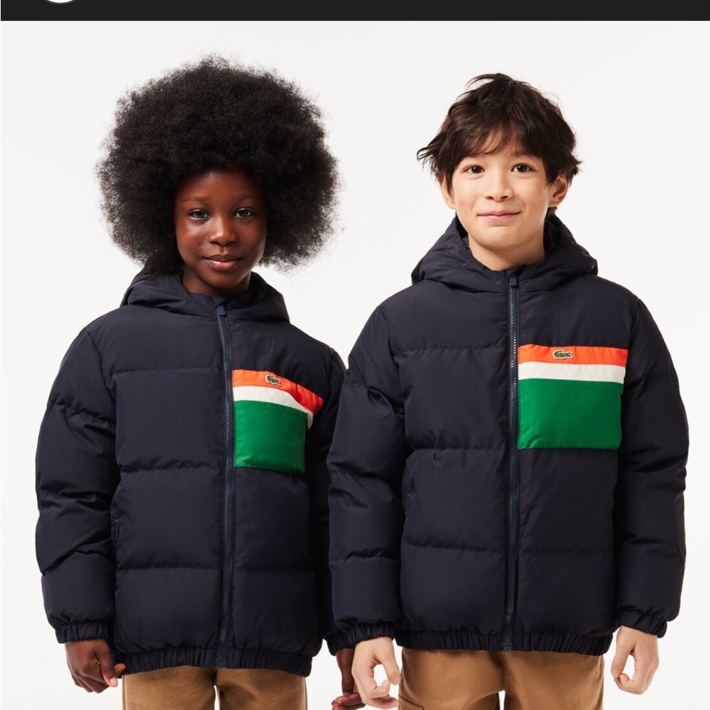 Lacoste puffer jacket boys 5t